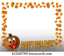 Halloween Candy Corn Frame Halloween Candy Corn Frame