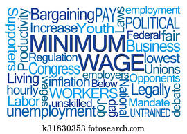 Minimum Wage Word Cloud