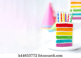 Rainbow birthday cake Rainbow birthday cake