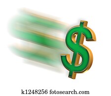 schnell, geld symbol