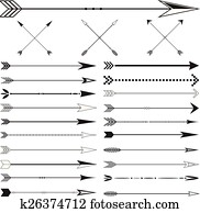 vektor, pfeil, klammer kusnt, satz, wei?, hintergrund vektor, pfeil, klammer kusnt, satz, wei?, hintergrund