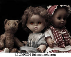 Dark series - vintage spooky doll Dark series - vintage spooky doll
