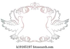 Wedding vintage frame Wedding vintage frame