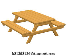 3d Render of a Picnic Table 3d Render of a Picnic Table