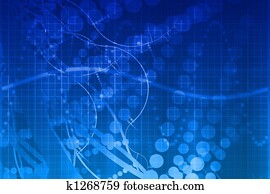 Blue Medical Science Futuristic Technology Abstract Blue Medical Science Futuristic Technology Abstract