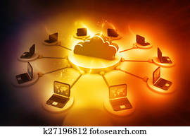 Cloud computing concept Cloud computing concept