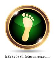 Foot print icon Foot print icon