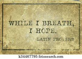 hope breath Proverb hope breath Proverb
