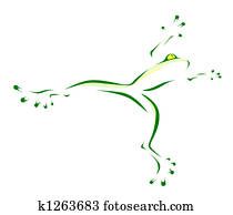 Leaping frog Leaping frog