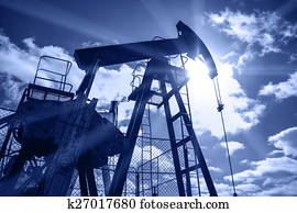 Oil rig. Oil rig.