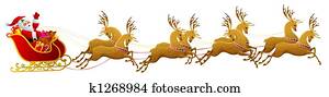 Santa Claus sleigh Santa Claus sleigh