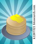Stack of pancakes Stack of pancakes