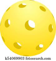 ball of pickleball ball of pickleball