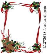 Christmas Treats ribbon Frame Christmas Treats ribbon Frame