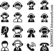 Customer service icon Customer service icon
