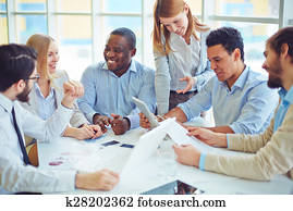 Interaction of colleagues