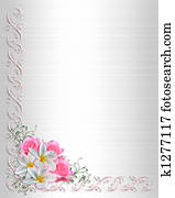 Wedding Invitation plumeria Wedding Invitation plumeria