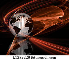 Abstract globe Abstract globe