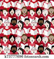 christmas choir singers background christmas choir singers background