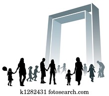 Large gate Large gate