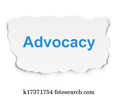 Law concept: Advocacy on Paper background Law concept: Advocacy on Paper background