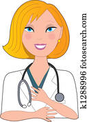 Nurse Blond Smiling Nurse Blond Smiling