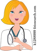 Nurse Blond Talking Nurse Blond Talking