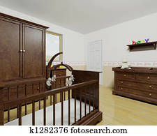 Nursery interior Nursery interior