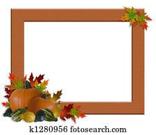 Thanksgiving Fall Autumn Frame Thanksgiving Fall Autumn Frame