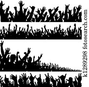 torcida, foregrounds