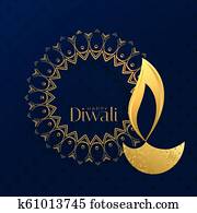 creative diwali background with diya and text space creative diwali background with diya and text space