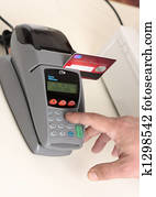 Credit or debit card transaction