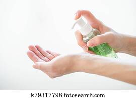 Hand Pump Alcohol Gel in order to Kill Germs Hand Pump Alcohol Gel in order to Kill Germs