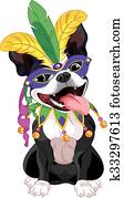 Mardi Gras Boston Terrier Mardi Gras Boston Terrier