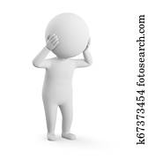 3D small man - stress 3D small man - stress