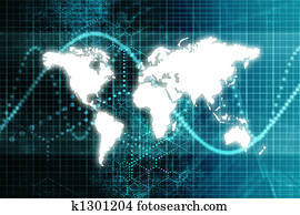 Blue Stock Market World Economy Blue Stock Market World Economy