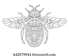 Bumblebee Clip Art | k21686346 | Fotosearch