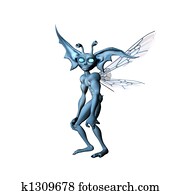 cartoon alien character