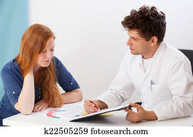 Doctor and young patient