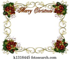 Christmas border frame elegant Christmas border frame elegant