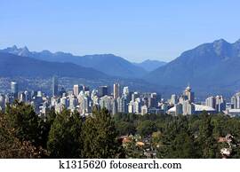 Vancouver city center