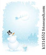 איש שלג, ו, סנטה