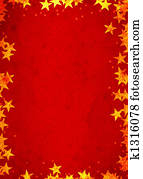 חגיגי, מפלגה, כרטיס של חג ההמולד, רקע, עם, כוכבים