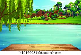 A river A river