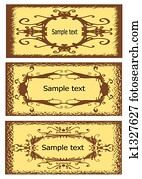 Floral Vintage frame, vec Floral Vintage frame, vec