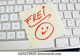 note on computer keyboard: free