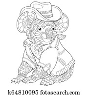 קואלה יולדת, לצבוע, עמוד