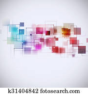 Abstract Technology Multicolor Background Abstract Technology Multicolor Background