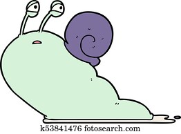 Clipart of Pest - Slug hg_pest_slug - Search Clip Art, Illustration