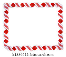 Christmas Border Ribbon Candy Christmas Border Ribbon Candy